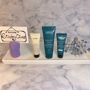 Aveda Botanical Hair Strengthening Set-Shampoo,Mask & Leave-In Treatment-3pc-NEW